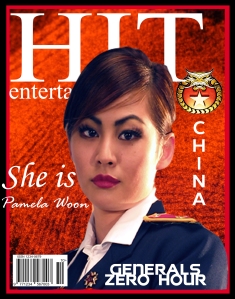 I made a magazine and it's my first time to make a magazine. btw she is Pamela Woon in Command and Conquer Generals Zero hour.